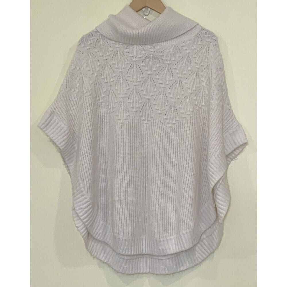 Talbots Women's Turtleneck Poncho Sweater